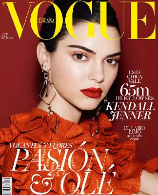 Kendall Jenner Looks Beautiful On The Cover Of Vogue Spain Magazine